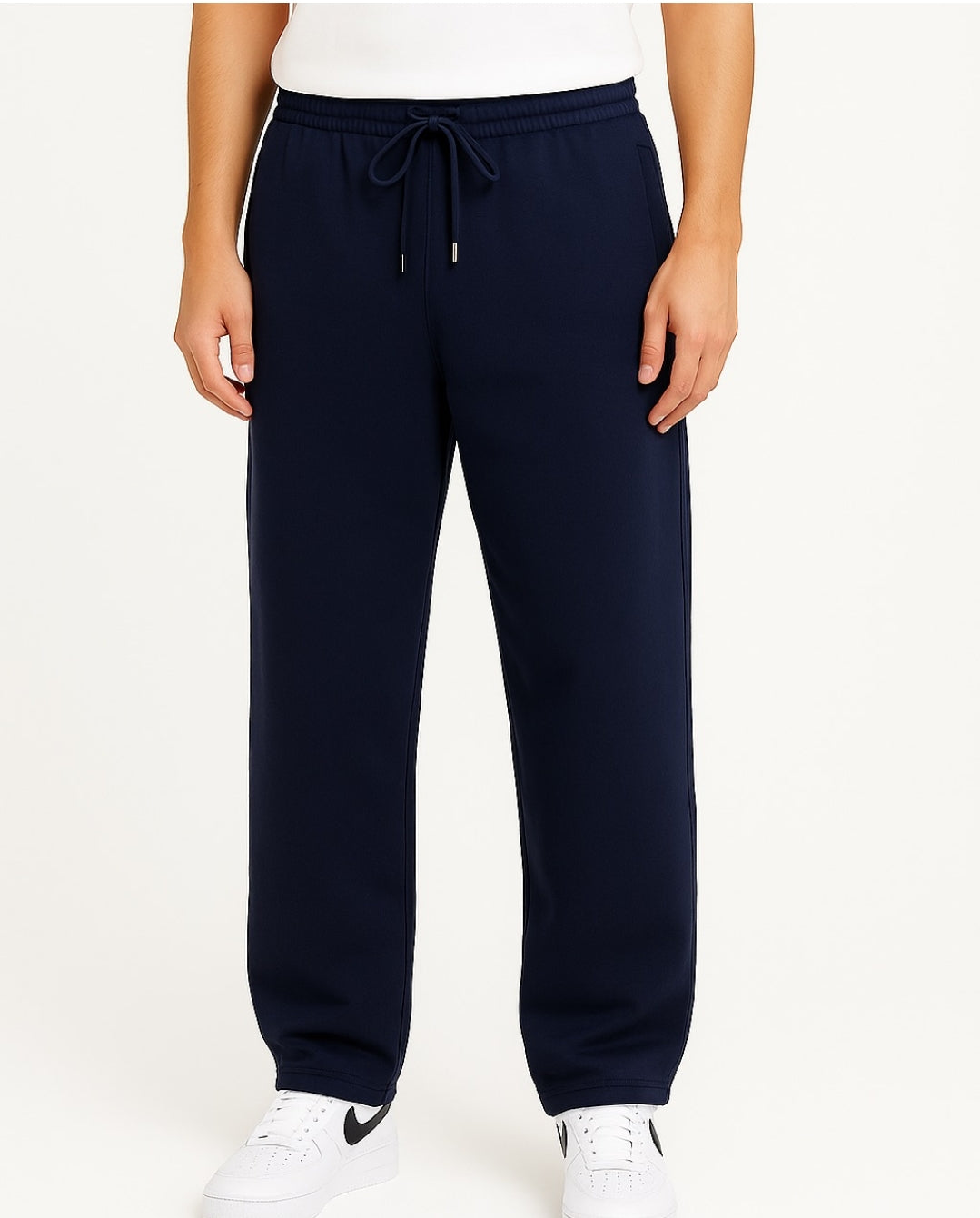 STYLISH NAVY BLUE UNISEX STRAIGHT FIT SWEATPANT