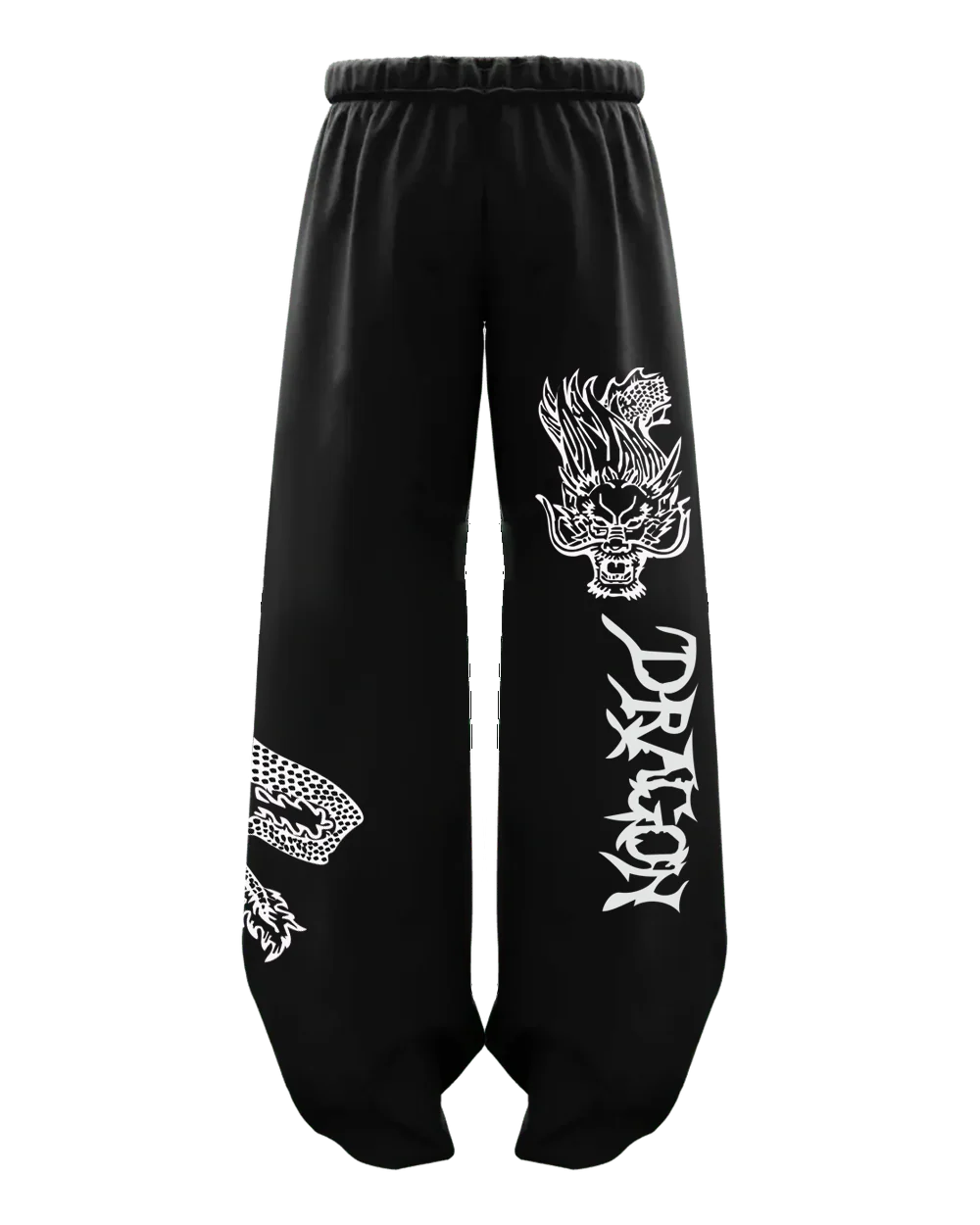 Skeleton Printed Unisex Straight Fit Baggy Pant