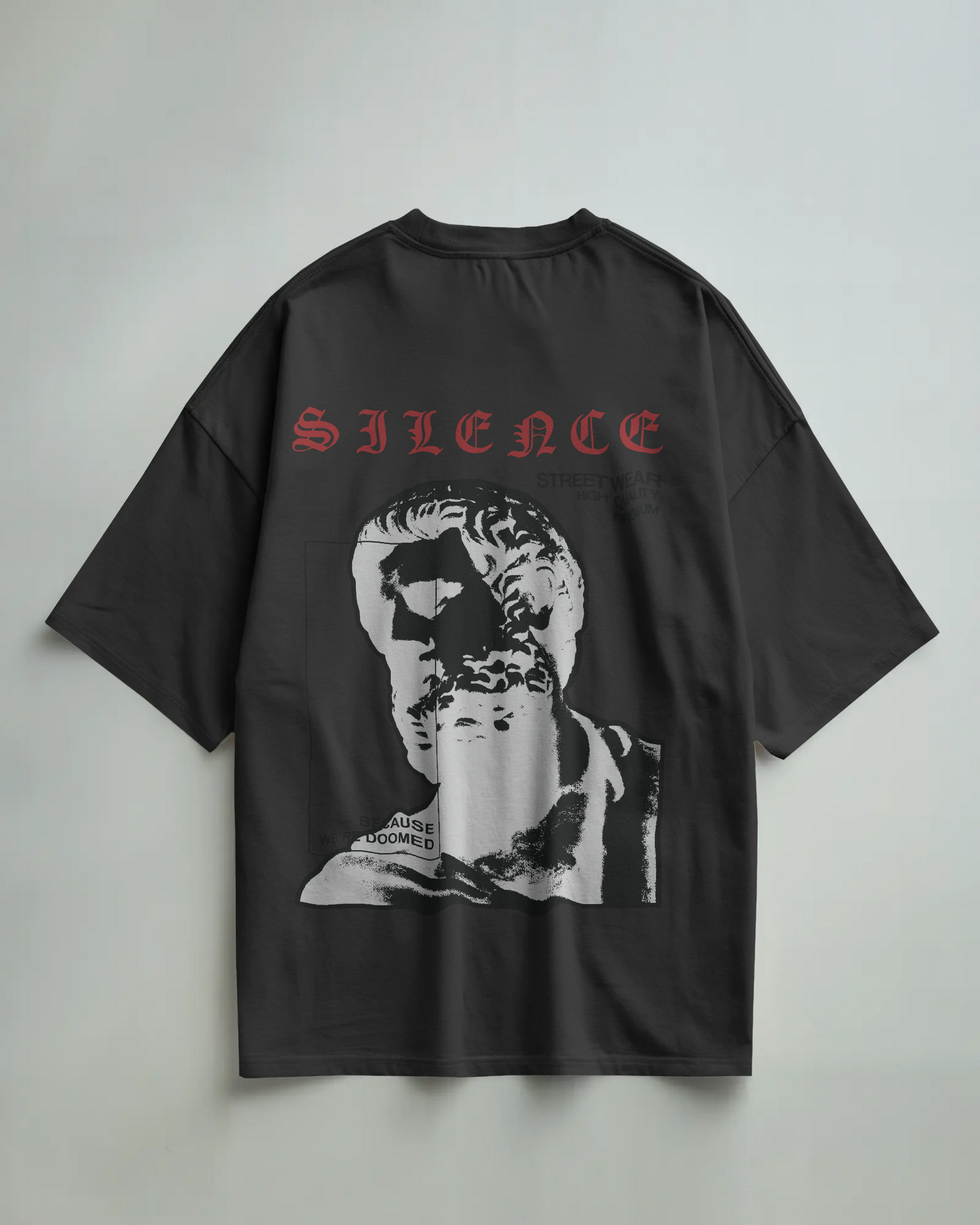 SILENCE STREETWEAR UNISEX OVERSIZED TSHIRT