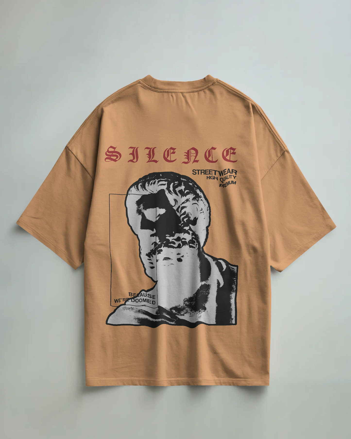 SILENCE STREETWEAR UNISEX OVERSIZED TSHIRT