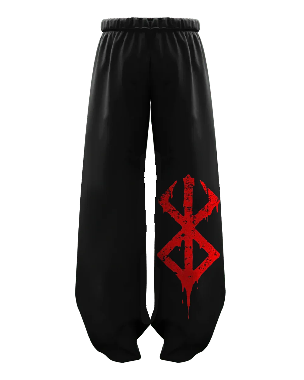 Dark Rune Streetwear Baggy Pants – Gothic Oversized Fit