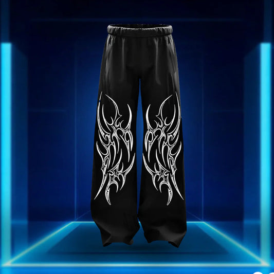 Unisex straight fit baggy pants