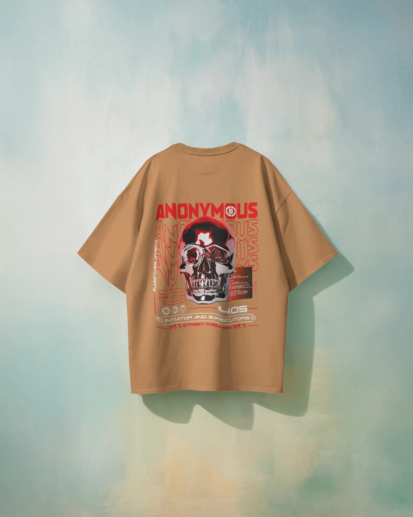 Anonymous Back unisex oversized tshirt