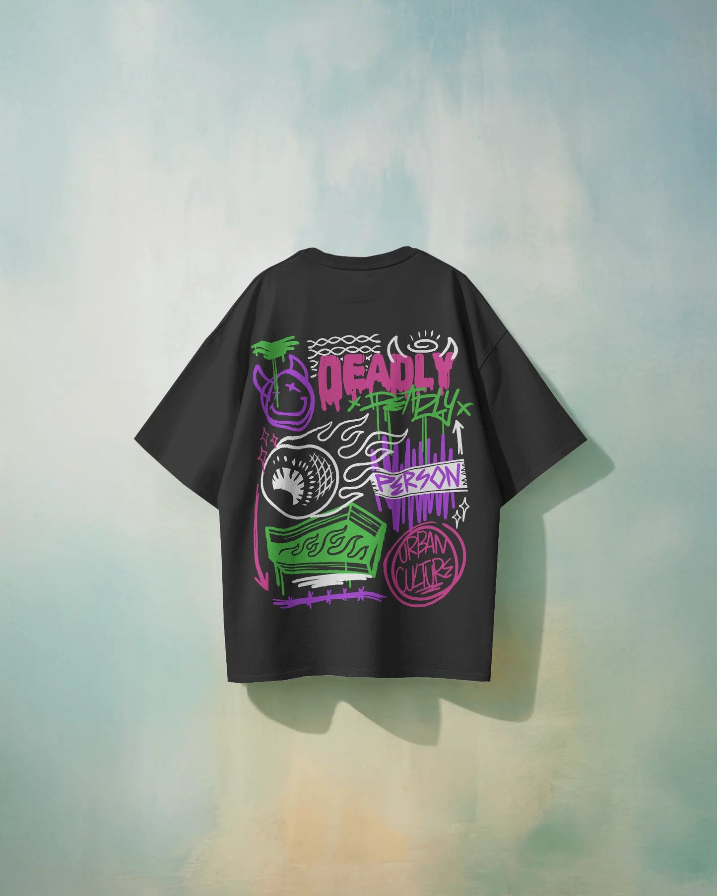 BOXY BLANK UNISEX OVERSIZED TSHIRT