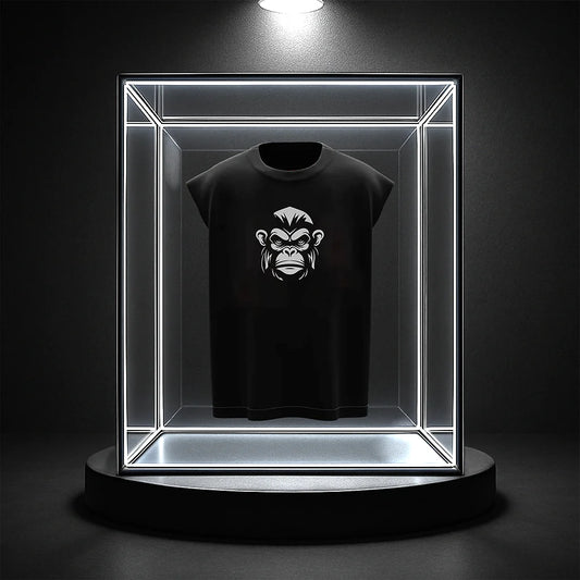 Men's Black Streetwear Gymvest– Fierce Ape Graphic